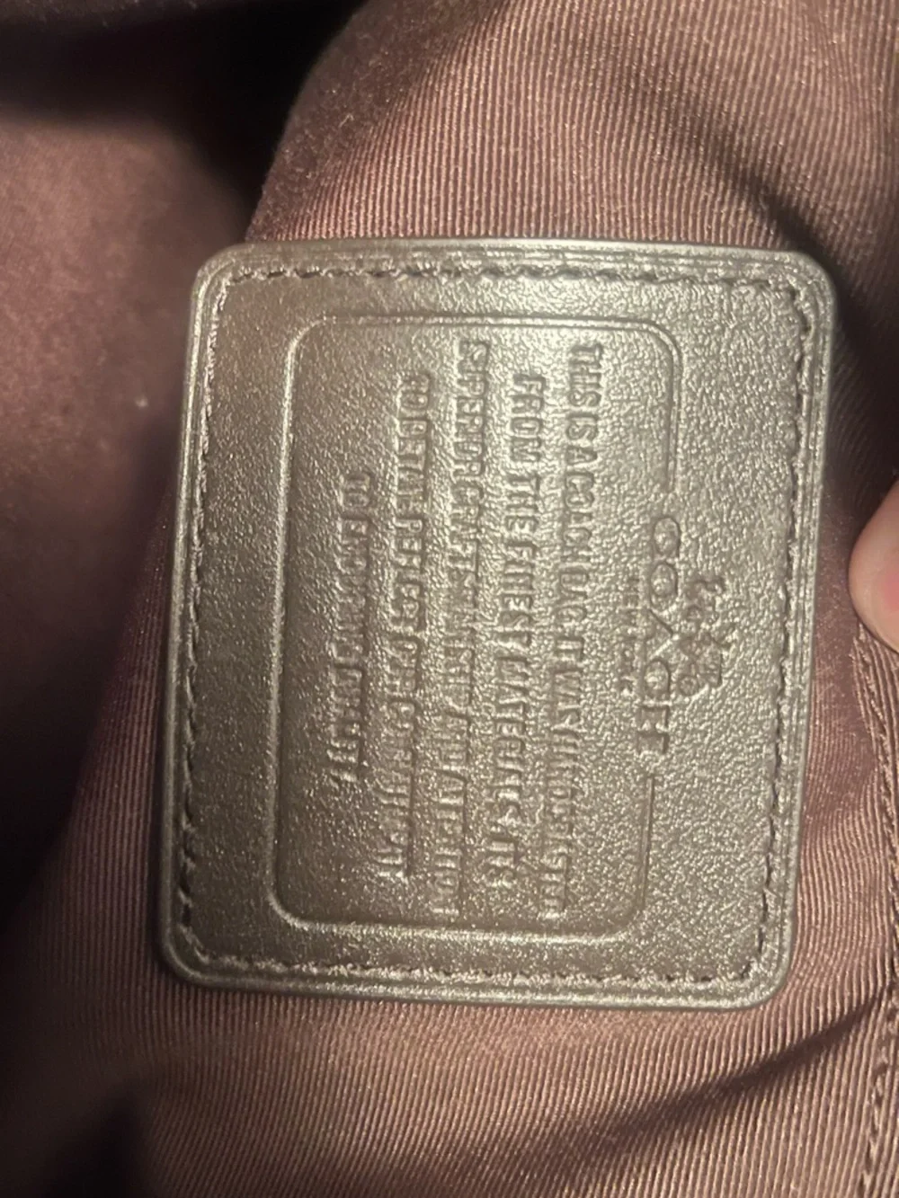 Coach Tan and Dark Brown Snake-Embossed Leather Satchel - Picture 9 of 10